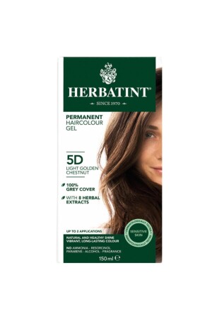 Haarfärbemittel - Light Golden Chestnut 5D Golden Light Brown 150 ml 8016744500128 - 1