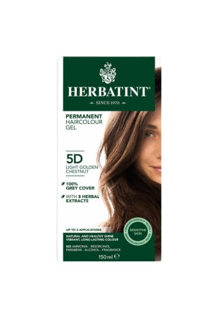 Haarfärbemittel - Light Golden Chestnut 5D Golden Light Brown 150 ml 8016744500128 - 2