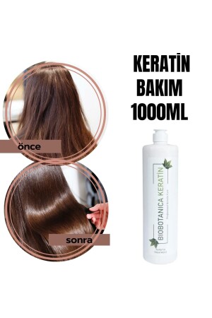 Haarglätter Keratin Care Brasilianisches Föhnen 1000 ml - 1