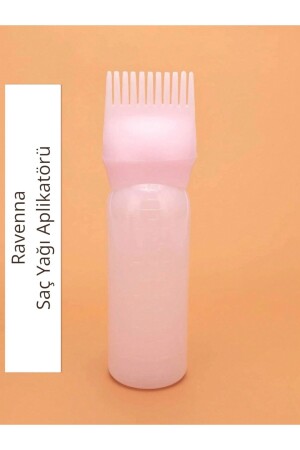 HAARPFLEGEÖL – HAARFÄRBEN – DOSE NACHFÜLLBARER APPLIKATOR 6 OZ. PLASTIKFLASCHE ROSA - 1