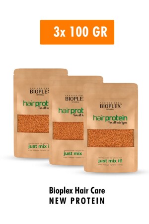 Haarpflegeprotein – Spezialprodukt gegen Schäden beim Aufhellen und Färben der Haare 3x100 g – 3 Packungen - 2