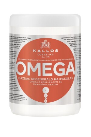 Haarreparaturmaske mit Omega-6-Komplex und Macadamiaöl 1000 ml KJMN1152 - 1