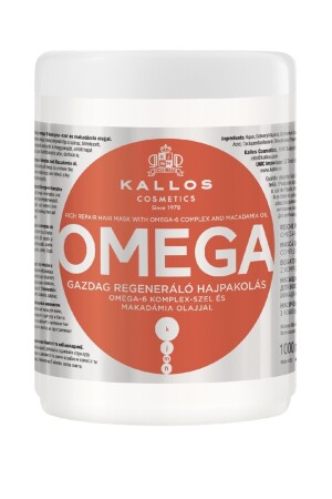 Haarreparaturmaske mit Omega-6-Komplex und Macadamiaöl 1000 ml KJMN1152 - 3