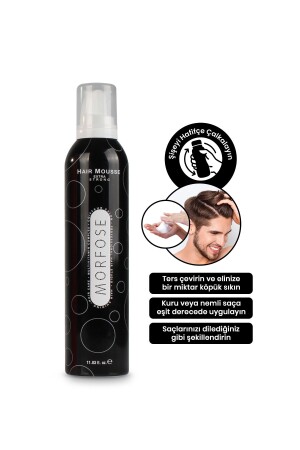 Haarspray Extra Strong Schwarz 350 ml – Extra starker dauerhafter Halt - 5