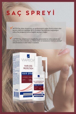 Haarspray gegen Haarausfall 60 ml Koffein & Biotin & Procopil - 3