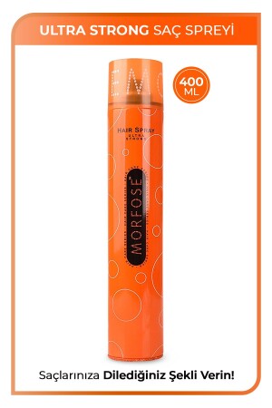 Haarspray Ultra Strong 400 ml – Ultrastarker, dauerhafter Halt gegen äußere Einflüsse - 1