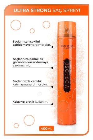 Haarspray Ultra Strong Orange 400 ml 2 Stück - 3