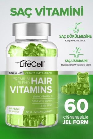 Haarvitamine Vitamin C Biotin Zink – Haarvitamin – Nahrungsergänzungsmittel - 1