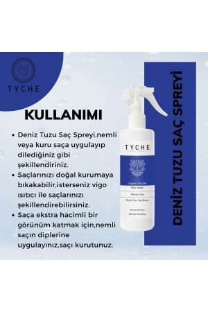 Hacim Ve Dolgunluk Veren Deniz Tuzu Saç Spreyi Organic Sea Salt Hair Spray Vitamin Sea 250 ml - 7