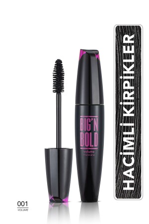 Hacim Veren Maskara (Siyah) - Big N Bold Mascara - 001 - 8682536040402 - 2