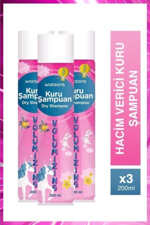 Hacim Verici Kuru Şampuan 200 Ml 3 Adet - 1