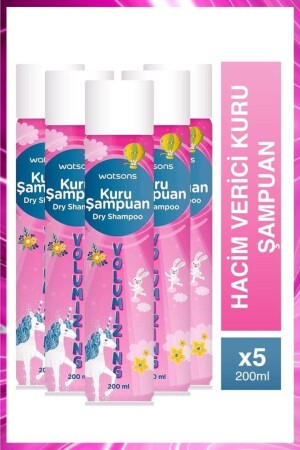 Hacim Verici Kuru Şampuan 200 Ml 5 Adet - 1