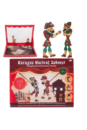 Hacivat Karagöz Gölge Oyunu Seti - Kukla Ve Maske Hediyeli hcvtkrgz - 3