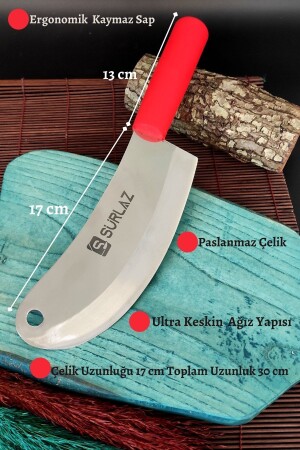 Hackfleisch-Zwiebelmesser 2-teiliges Kebab-Set Cleaver Armor GTR-2381 - 6