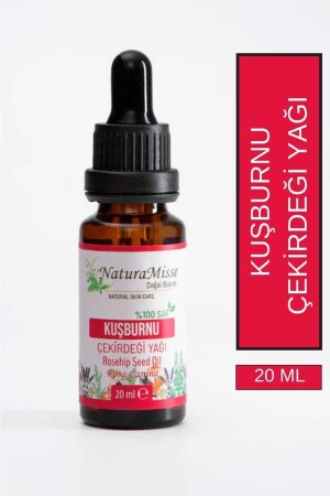 Hagebuttenkernöl 20 ml Anti-Makel und Anti-Aging Kaltgepresstes Hagebuttenkernöl naturamisse Hautpflegeöl-68 - 3