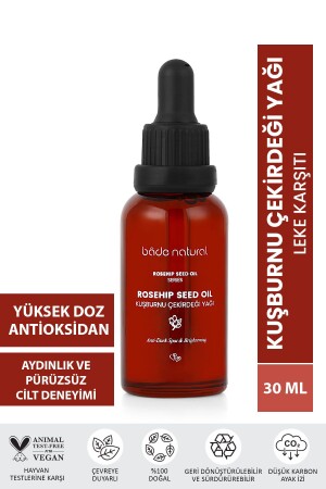 Hagebuttenkernöl kaltgepresst, gegen Hautunreinheiten und aufhellend, 100 % rein, 30 ml - 1