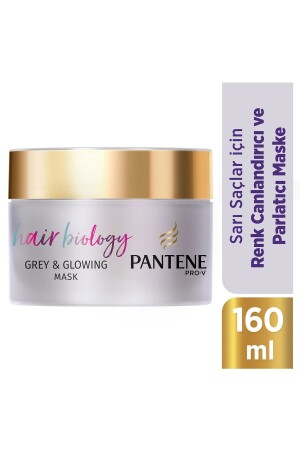 Hair Biology Color Revitalizing and Brightening Mask – After Purple Shampoo für blondes Haar – 160 ml - 1