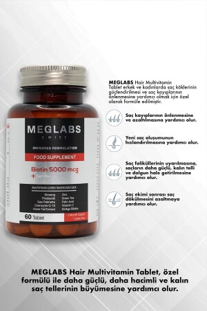 Hair Multı Vitamin - Saç Vitamini - Meglabs