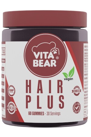 Hair Plus Vegan Gummy Saç Vitamini - 1