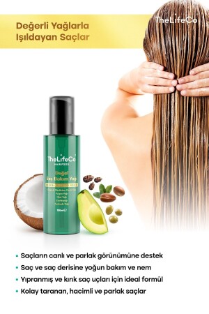 Hairfood Değerli Yağlar Serisi Doğal Saç Bakım Yağı 100 Ml - 7