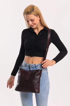 Hakiki Deri Crossbody Postacı Çanta ÖZCMODEL - 2