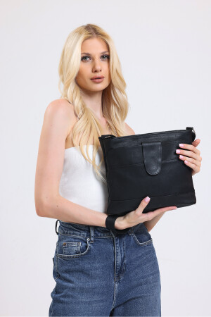 Hakiki Deri Crossbody Postacı Çanta ÖZCMODEL - 4