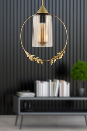 Haliç Tekli Avize Eskitme Füme Akrilik - Begüsa