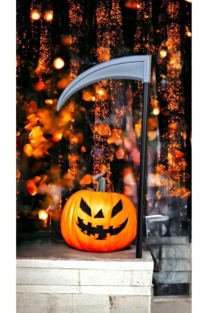 Halloween Mini Boy Çocuk Plastik Orak Tırpan 45 cm Cadılar Bayramı Mini Orak - Happyland