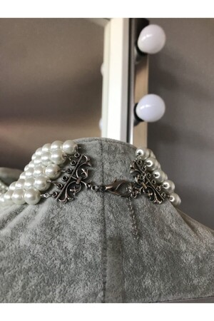 Halskette mit mehreren Perlen INCKLY09762424567 - 4