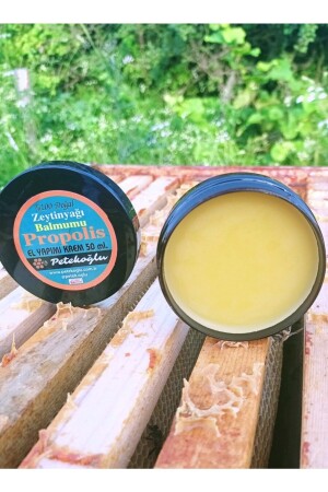 Ham Propolis Balmumu Zeytinyağı El Yapımı Doğal Onarıcı Krem 50 Ml - 1