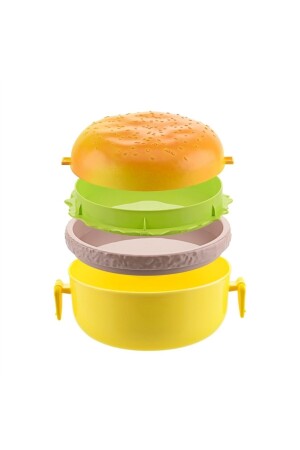 Hamburger-Design-Aufbewahrung und Lebensmittelbehälter-Ernährung - 3