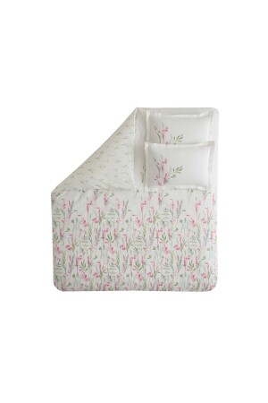 Hana Ranforce Doppelbett-Bettbezug-Set – Rosa - 5