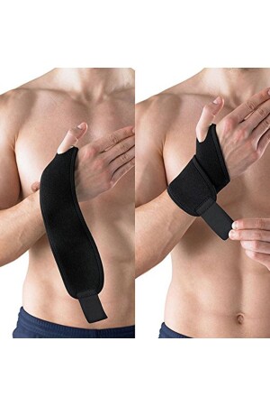 Hand-Handgelenk-Bandage, elastisches Sportler-Armband, Fitness-Gewichtsunterstützung, Crossfit, Körperstütz-Armband - 3