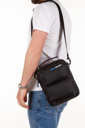 Hand- und Umhängetasche für Herren, seitlicher Riemen aus wasserdichtem Stoff, Multi-Eye-Postman-Buch-Tablet-Tasche LTH1294 - 1