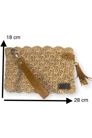 Handgefertigte Clutch-Portfoliotasche aus Papier für Damen - 4