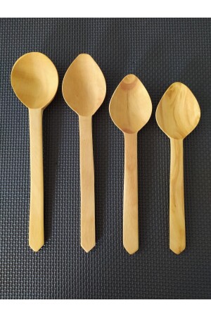 Handgefertigte echte Buchsbaumlöffel aus der Region Trabzon (öl- und wasserbeständig), 4er-Set TYC00477649235 - ncy