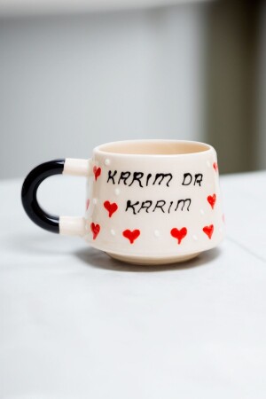 Handgefertigte Keramiktasse – besondere Tasse zum Valentinstag – „Mein Mann und mein Mann – meine Frau und meine Frau“ - 5