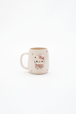 Handgefertigte Keramiktasse mit Hello Kitty-Figur, 400 ml - 1