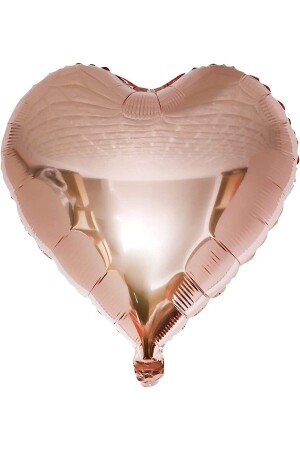 Handgeschriebenes „Bride To Be“-Set aus Roségold mit Einzelsteinring und Herz-Folienballon - 4