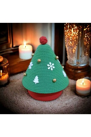 سلة رأس السنة الجديدة، سلة تزيين، سلة هدية، سلة عيد الميلاد السكري والشوكولاتة - HandmadeSNM