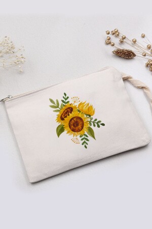 Handtasche, Kugelschreiber, Glasflasche, beige Tasse und Geschenkset mit lebendigen Sukkulentenblumen - 3