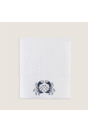 Handtuch mit Aron-Stickerei, 50 x 90 cm, Weiß CK212TEK009 - 1