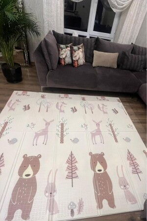 Happy Animals faltbare Spielmatte (MATI) – 180 x 200 x 1 cm (mit Tragetasche) - 5