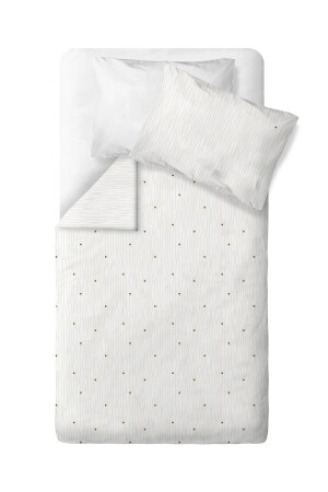 Happy Bee 100% Pamuk Saten Nakışlı Bebek Nevresim Takımı BABYBED-KD1638 - Casadora Baby