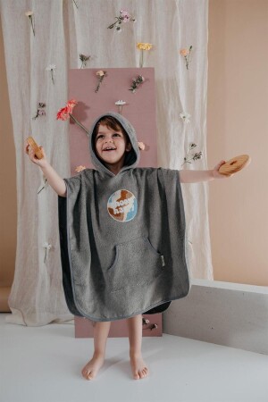 Happy Grey Handtuch-Poncho TYC00143457866 - 1