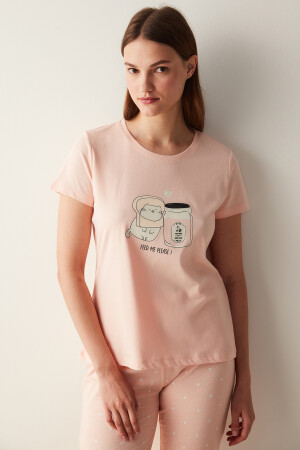 Happy Pink Pants Pyjama-Set - 1