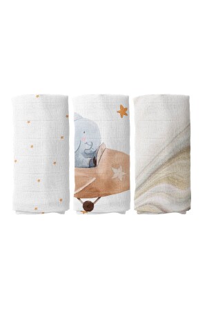 Happy Tony 100 % Baumwoll-Musselin-Bezugsset BABYMUSLIN103 - 3