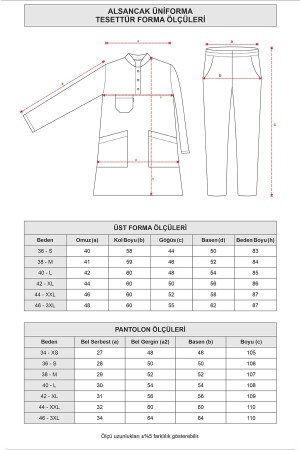 Hardal/siyah Ince Likralı Tesettür Hemşire Forması Ve Cerrahi Doktor Forması Takımı LİKRALI-SOFT-TESETTÜR - 7