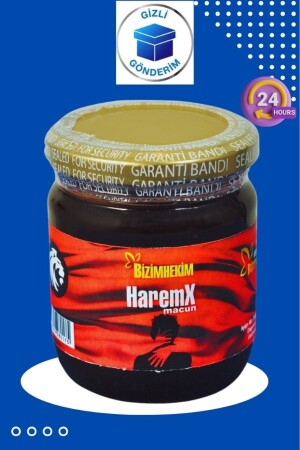 HaremX Atom Power 240gr Herbal Power Atom Paste mit Ginseng und Johannisbrotmelasse - 1