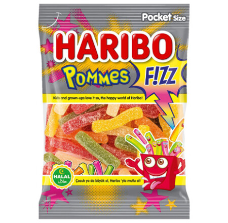 Haribo Pommes Ekşi 100g - Haribo